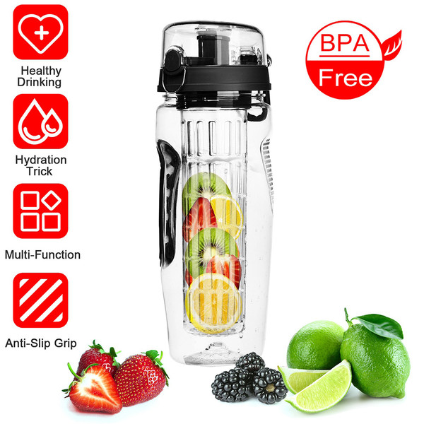 32-Ounce Fruit Infuser Water Bottle product image