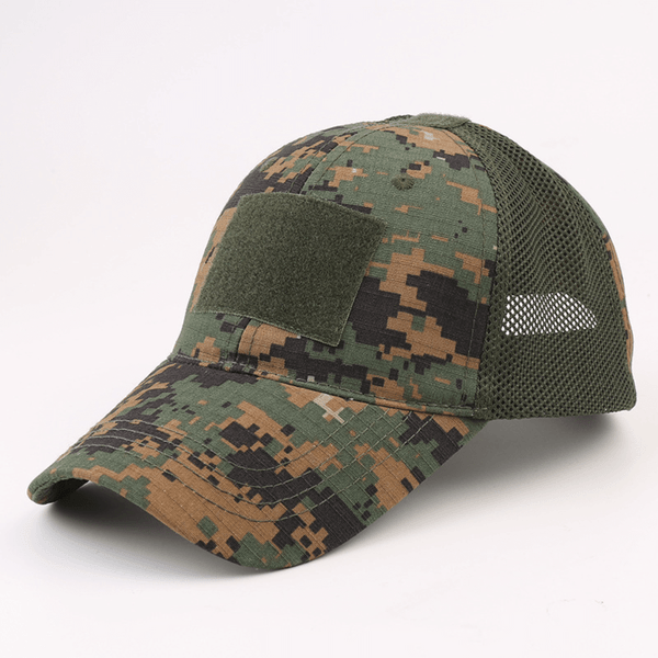 Military-Style Tactical Patch Hat with Adjustable Strap product image