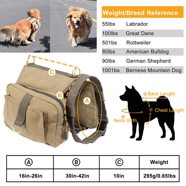 Dog Saddle Backpack product image