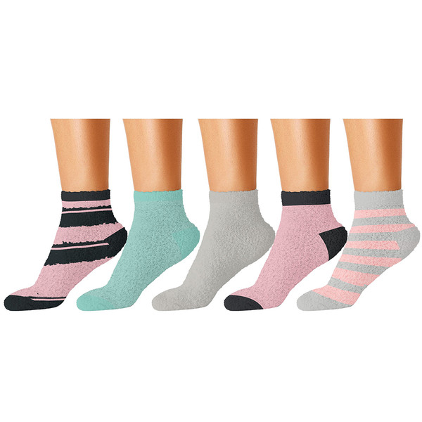 Women's Low-Cut Soft Fluffy Socks (5- or 10-Pairs) product image