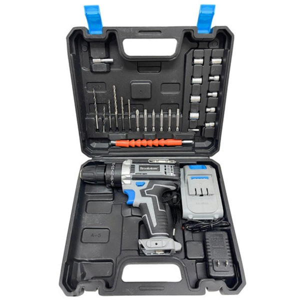Brookstone 21V Cordless Power Drill Set – 30 Piece Tool Kit with Carry Case product image