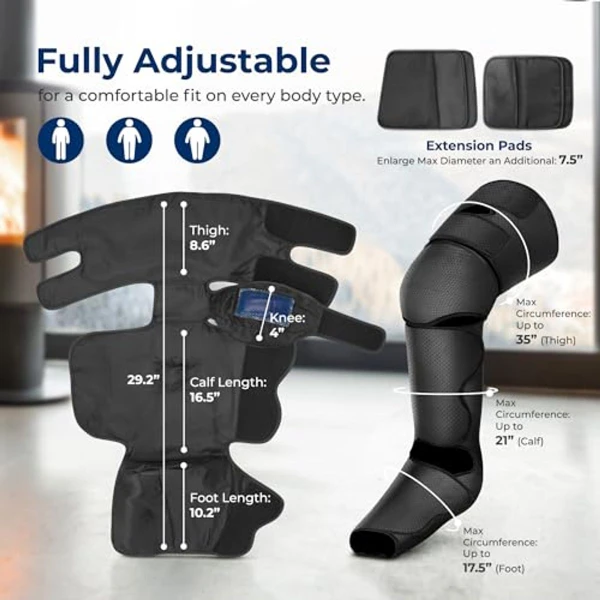 SereneLife Air Compression Knee Massager product image