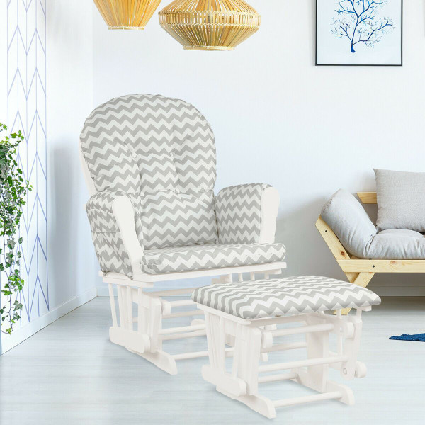 Glider Chair and Ottoman Set product image