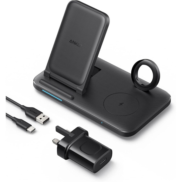 Anker 3-in-1 Wireless Charging Station with Adapter product image
