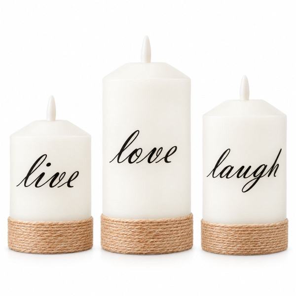 Battery Operated Candle (3 Pieces)  product image
