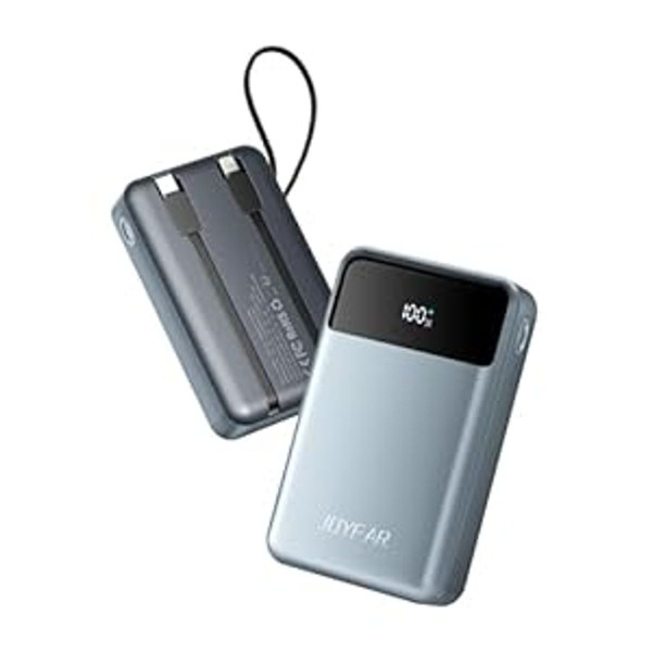 Joyfar 30000MAH USB-C Powerbank with Built-In Cable product image