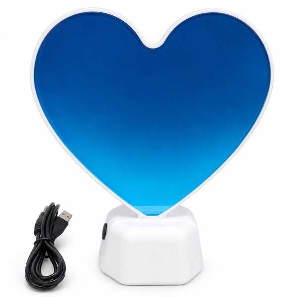 Heart Icon LED Infinity Tunnel Desk Lamp product image