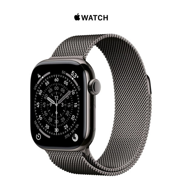 Apple Watch Series 11 (2025), GPS+LTE- 42MM Slate Titanium Case product image