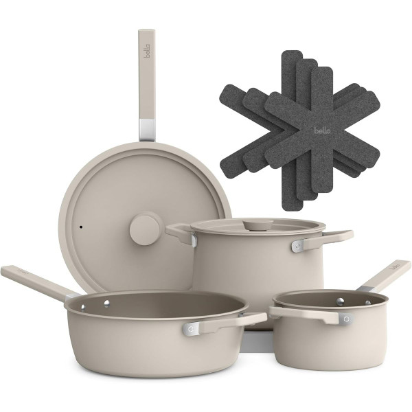 Bella Ceramic Nonstick 9-Piece Cookware Set product image