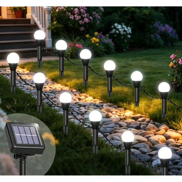 Solar Crystal Ball Pathway Lights (8 Modes) product image