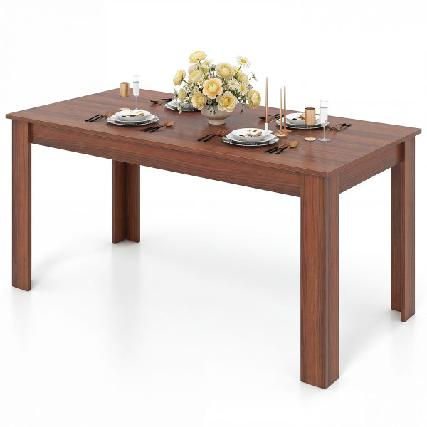 63" Rectangular Dining Table for 6 People product image