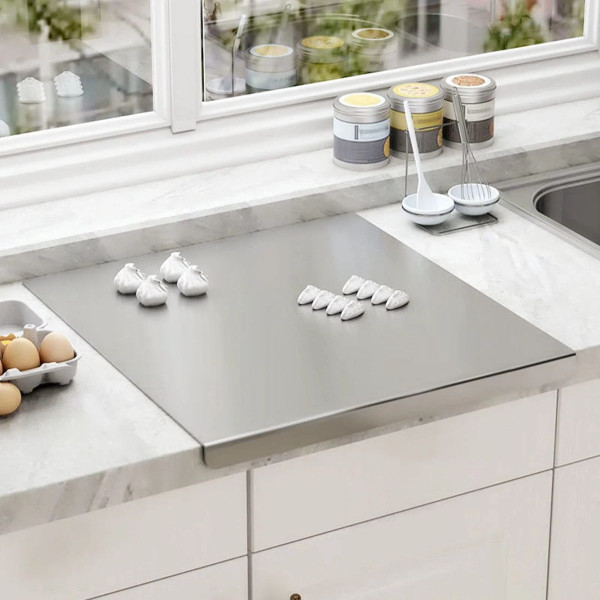 Double Sided Stainless Steel Cutting Board product image