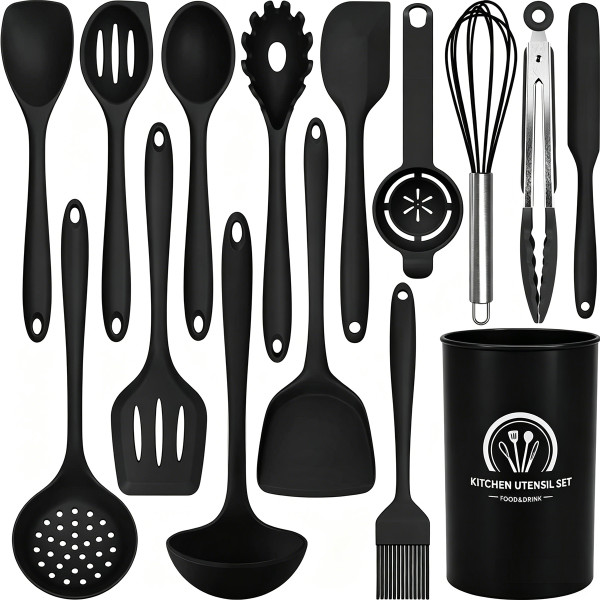  15-Piece Silicone Cooking Utensil Set  product image