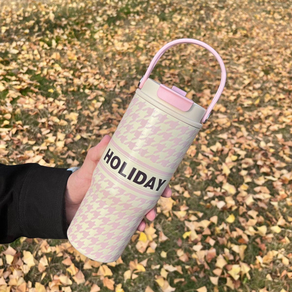 25oz Insulated Tumbler with Handle and Straw  product image