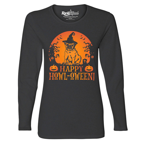 Women's Creepy Scary Halloween Long Sleeve Shirt product image