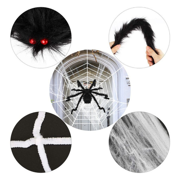 Halloween Spider and Web Decoration product image