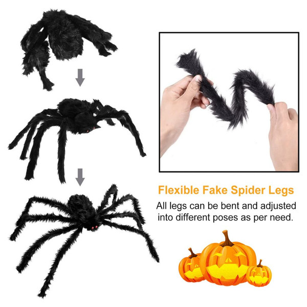Halloween Spider and Web Decoration product image