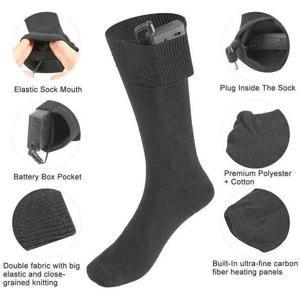 iMounTEK® Unisex Electric Heated Socks product image