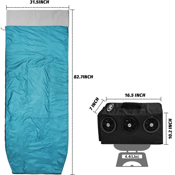 Sleeping Bag with Air Circulator Fan product image