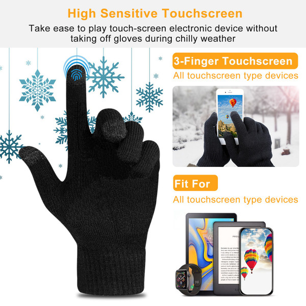 N'POLAR Unisex Winter Touchscreen Gloves  product image