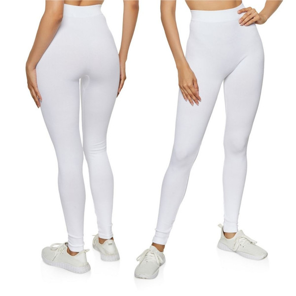 Women's Ultra-Soft Striped Yoga Leggings Pants (4-Pack) product image