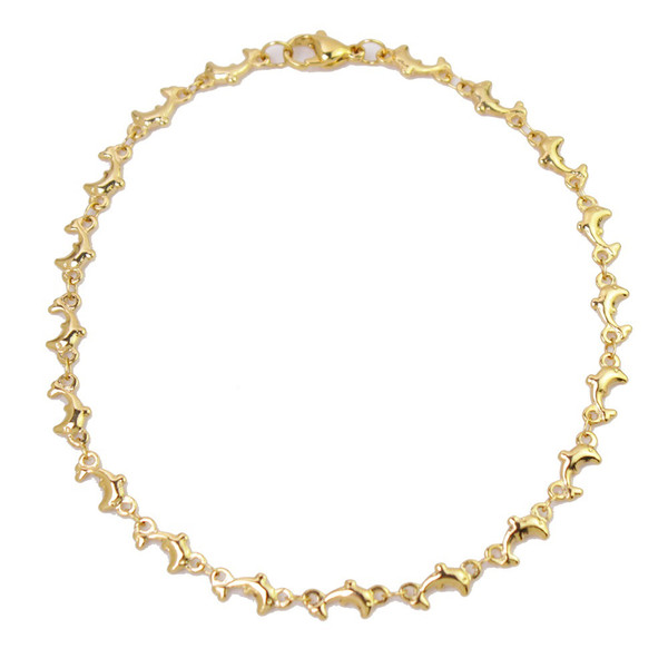 Gold Dolphin Anklet product image