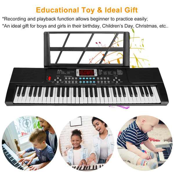 Kids' Electronic Keyboard with Stand product image