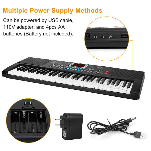 Kids' Electronic Keyboard with Stand product image