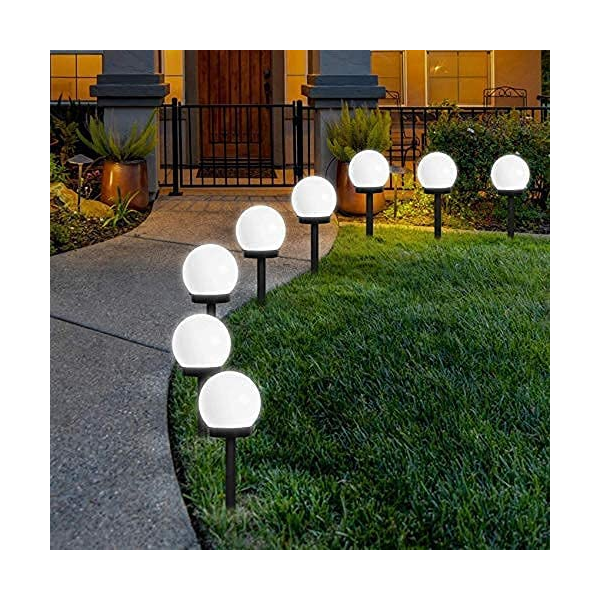 Solar Globe Stake Lights (4-Pack) product image