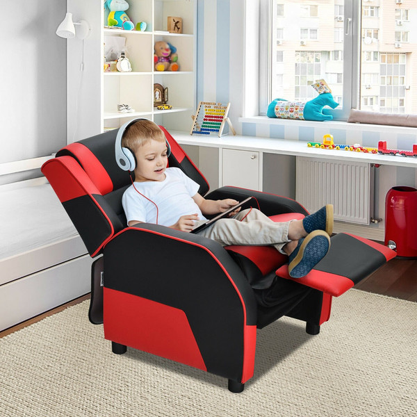 Youth Gaming Recliner with Headrest & Footrest product image
