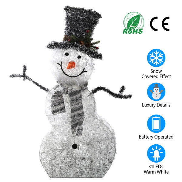 LED Holiday Snowman Decoration product image