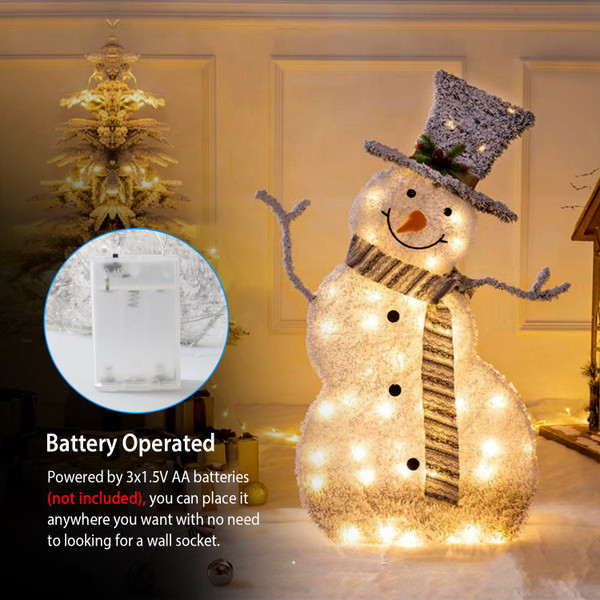 LED Holiday Snowman Decoration product image