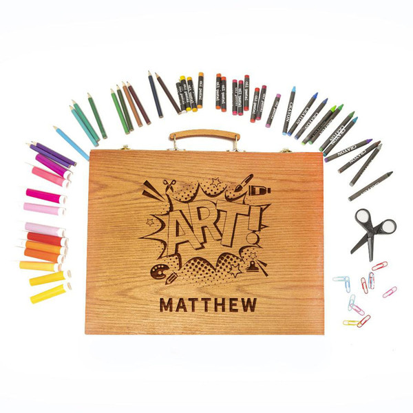 Personalized 150-Piece Art Set for Kids product image