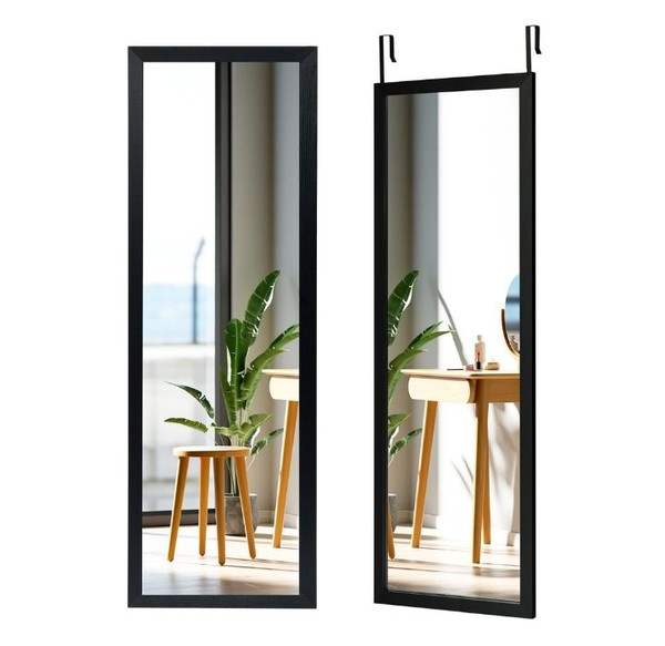 Full Length Wood Door Hanging or Wall Mounted Mirror  product image