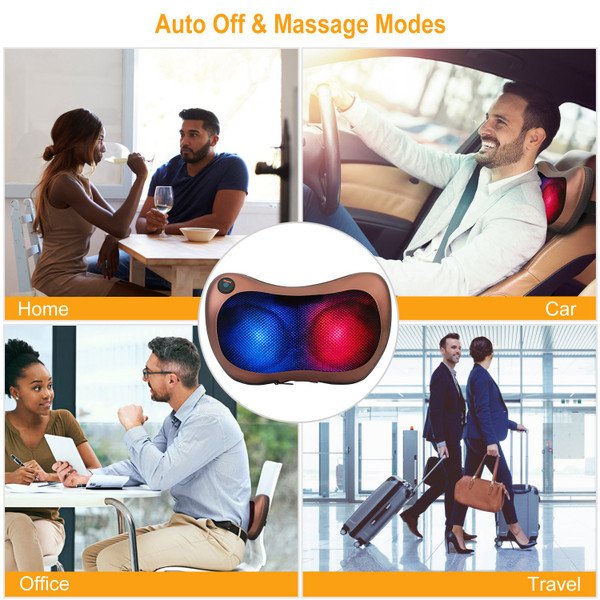 iMounTEK® Shiatsu Massager for Back and Neck with Car/Home Power Adapters product image