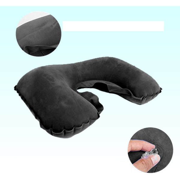 Zone Tech® Inflatable Neck Pillow Eye Mask And Earplug Set product image