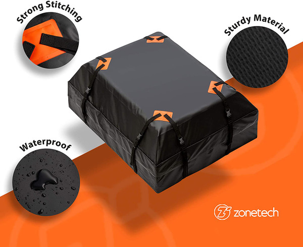 Foldable Rooftop Waterproof Cargo Bag By Zone Tech®, 15 Cu. Ft. product image