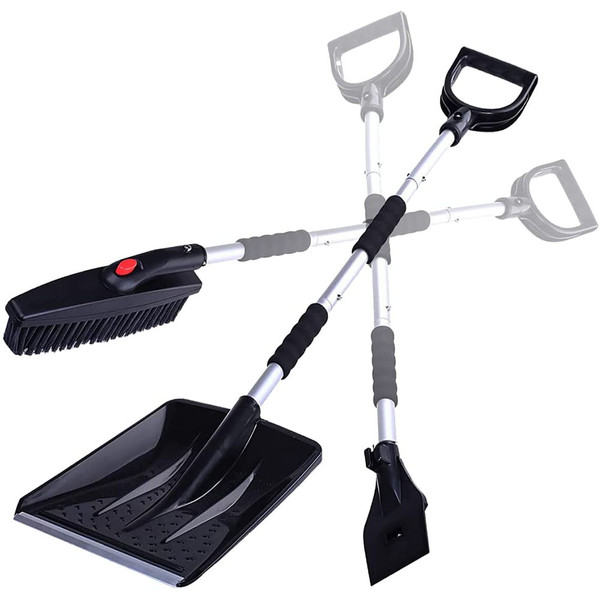 Zone Tech Car 3-in-1 Replaceable Heads Snow Brush Kit product image