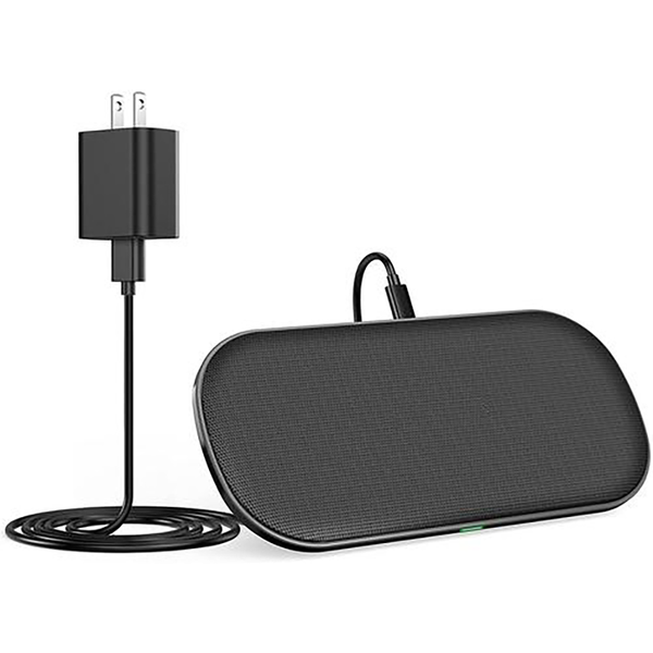 Choetech® Dual Qi-Certified Fast Wireless Charging Pad product image