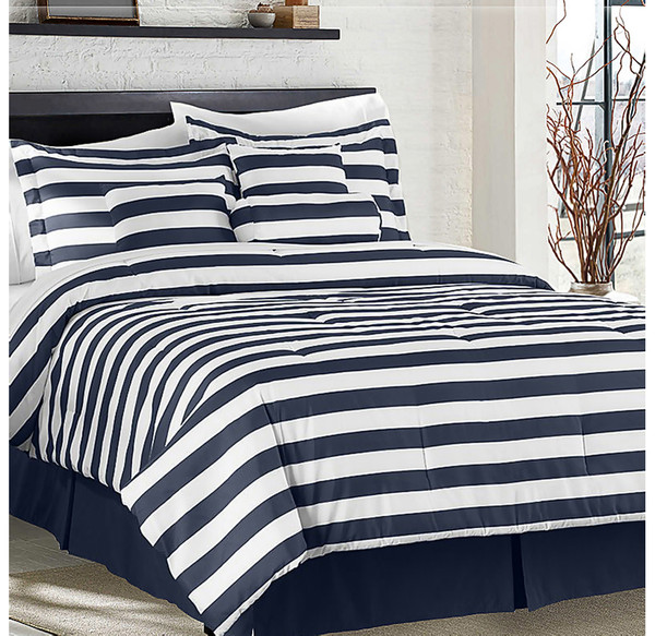 Horizontal Stripe 7-Piece Comforter Set product image