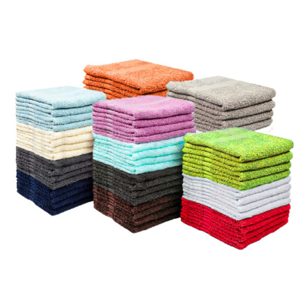 12" x 12" Absorbent 100% Cotton Terry Cloth (24- or 48-Pack) product image