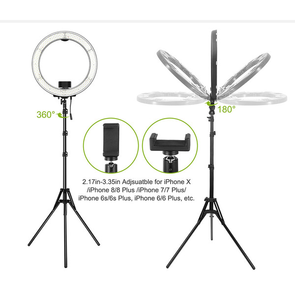 18-Inch LED Ring Light with Tripod product image