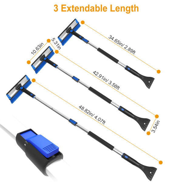 Extendable Ice Scraper Snow Brush product image