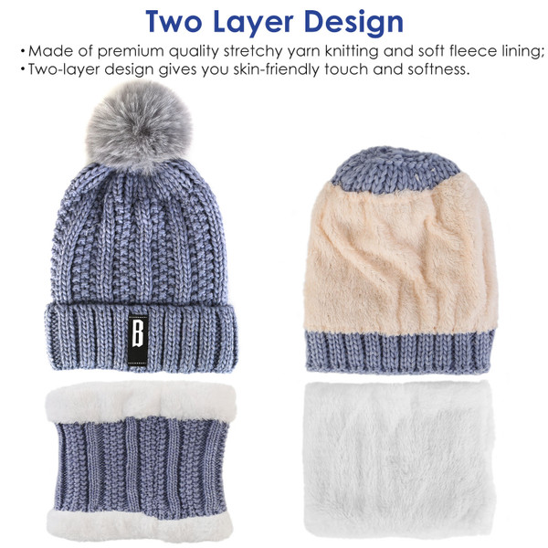 N'Polar™ Women's Winter Hat and Scarf Set product image