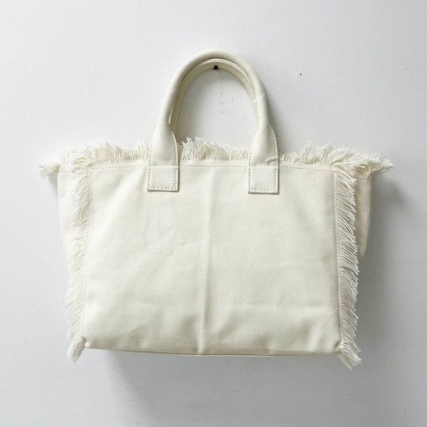 Presley Fray Canvas Tote