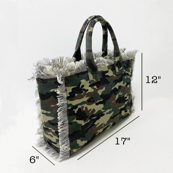 Presley Fray Canvas Tote product image