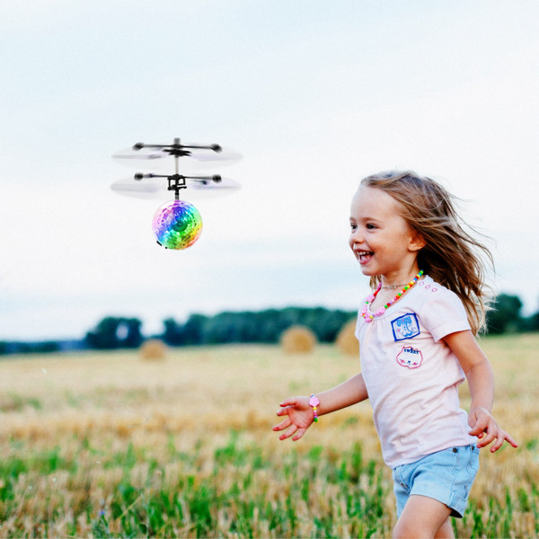 Hand-Sensing Flying RC Helicopter Ball with LED Lights product image