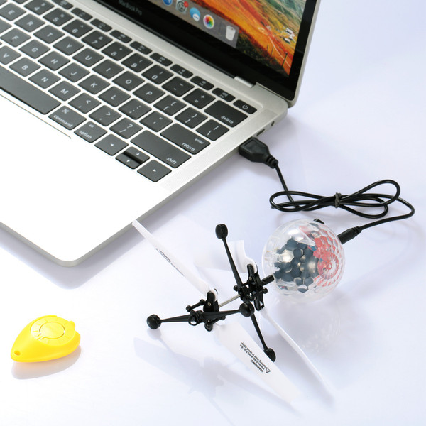 Hand-Sensing Flying RC Helicopter Ball with LED Lights product image