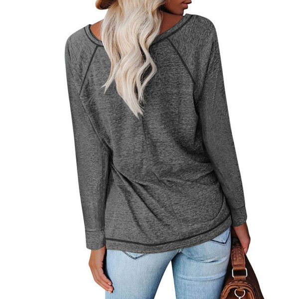 Women's Casual Long Sleeve Top with Raglan Sleeve product image