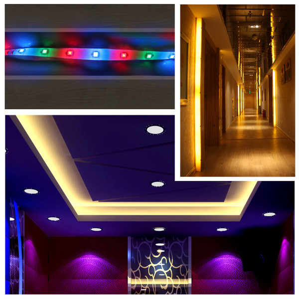 16.5-Foot LED Strip Lights with Easy-Install Adhesive Back and Remote Control product image